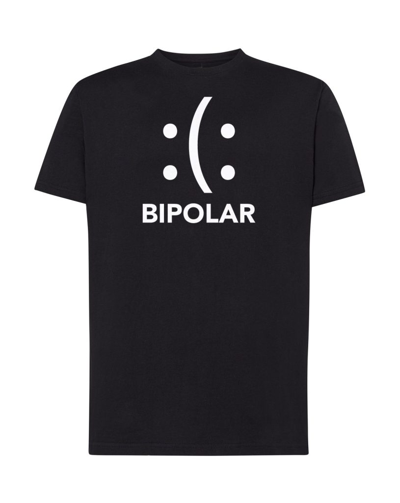 Camiseta negra adulto Bipolar