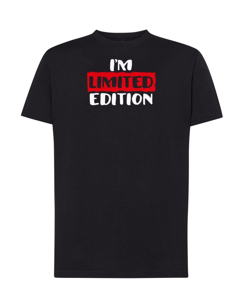 Camiseta negra adulto I'm Limited Edition