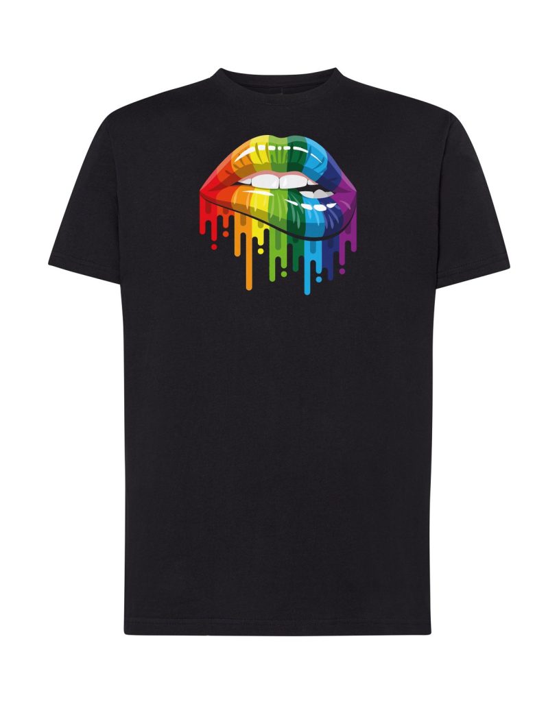 Camiseta negra adulto Pride