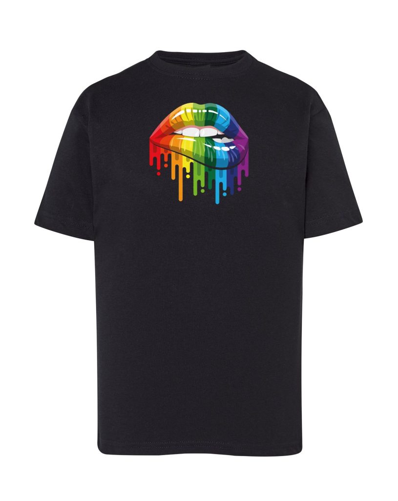 Camiseta negra infantil Pride