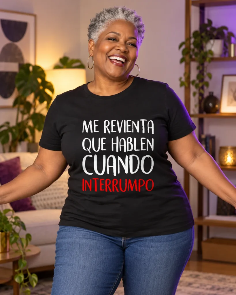 Me revienta que interrumpan – camiseta negra