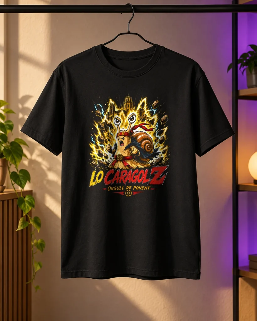 Caracol con aura – camiseta en percha