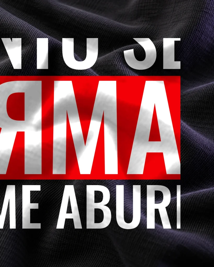 Intento ser normal – detalle del estampado