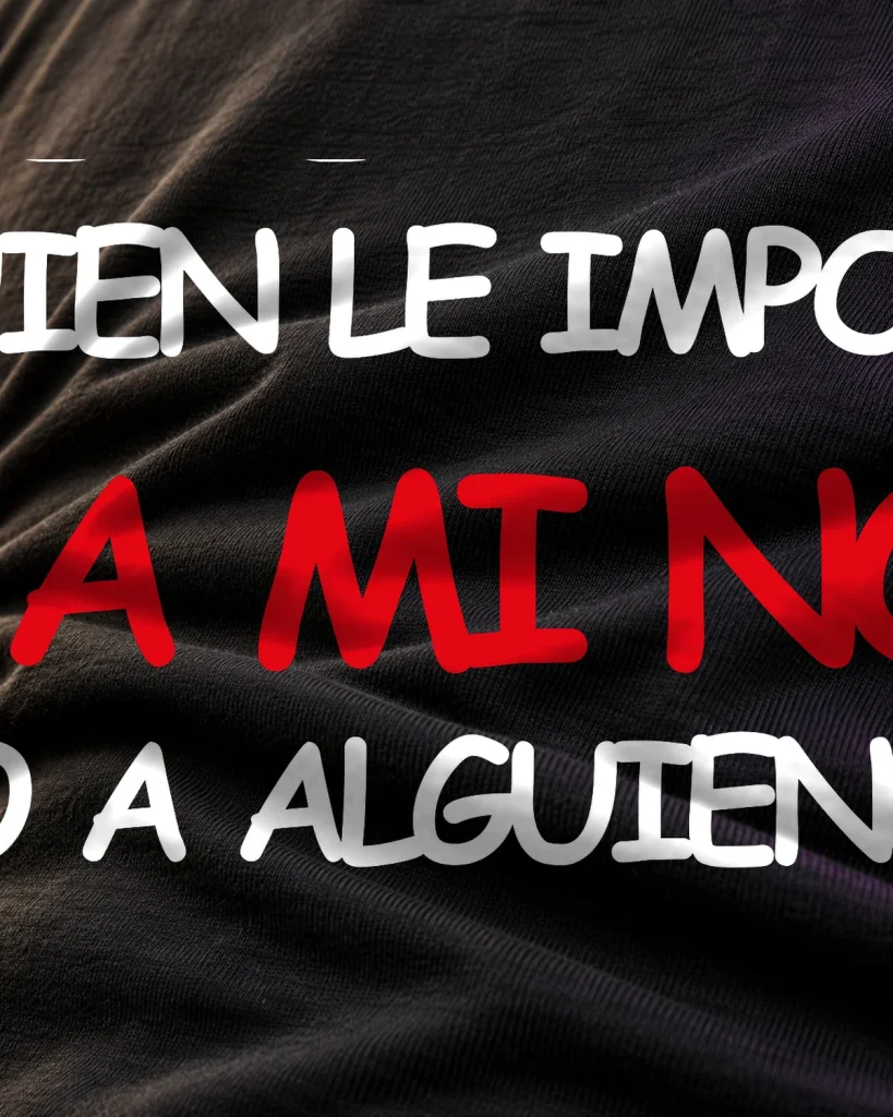 No estés triste – detalle del estampado