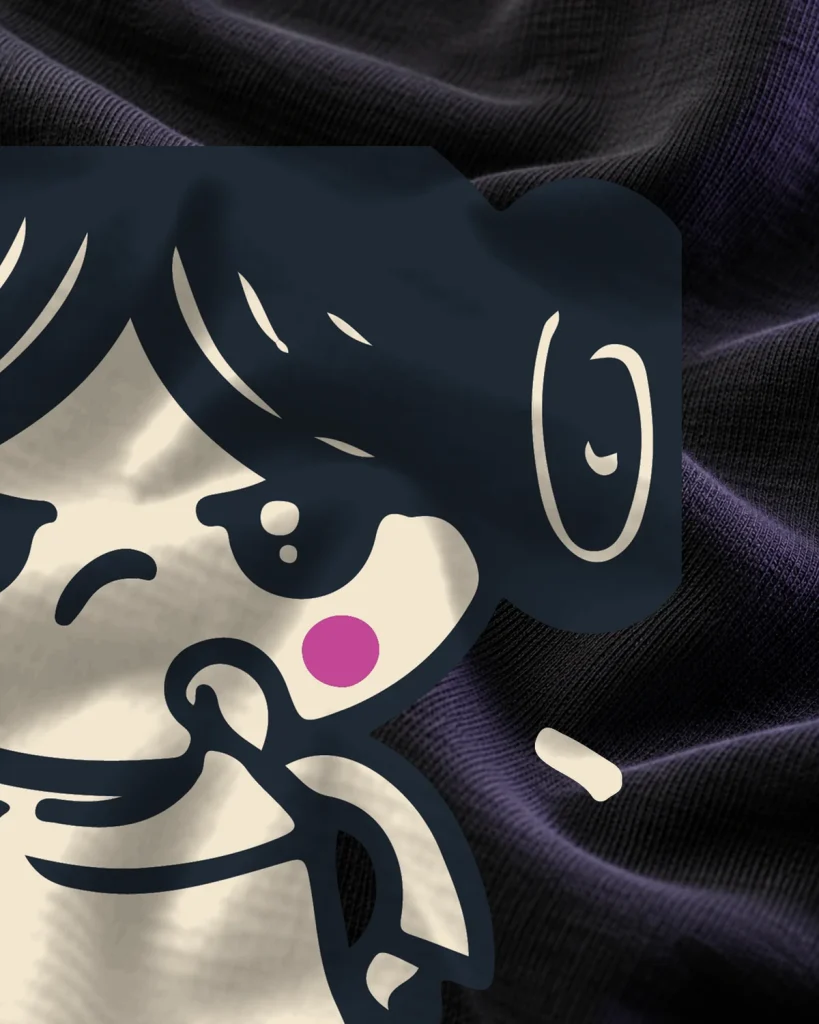 Soy rebelde – detalle del estampado