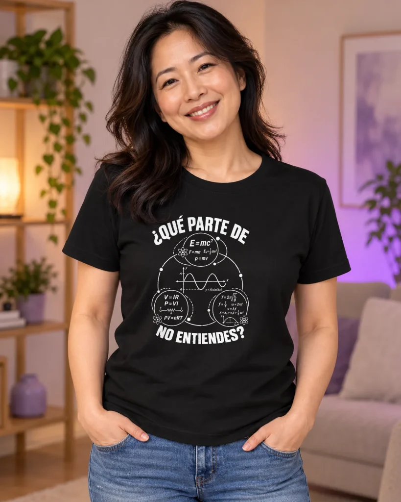 Qué parte de la física no entiendes – camiseta negra