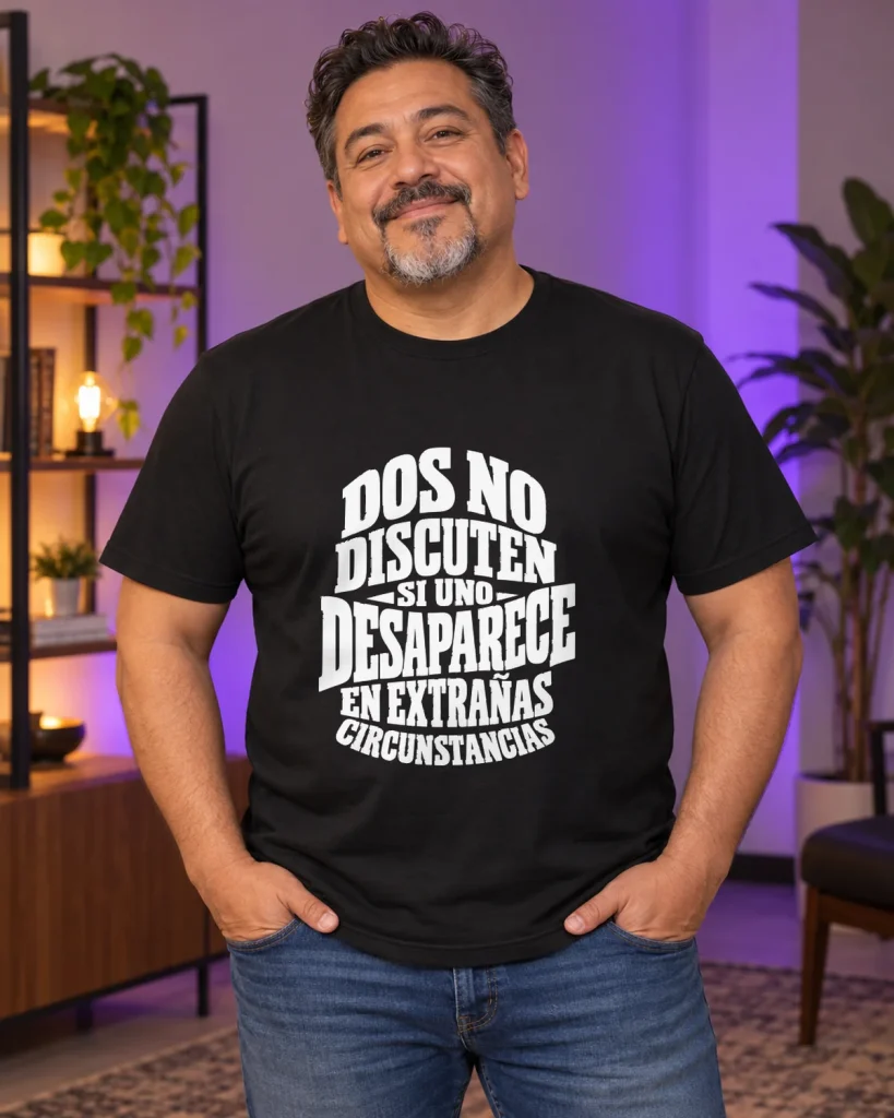 Dos no discuten – camiseta negra