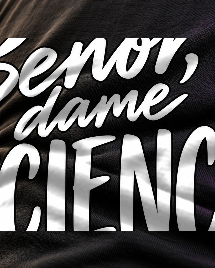 Señor, dame paciencia – detalle del estampado